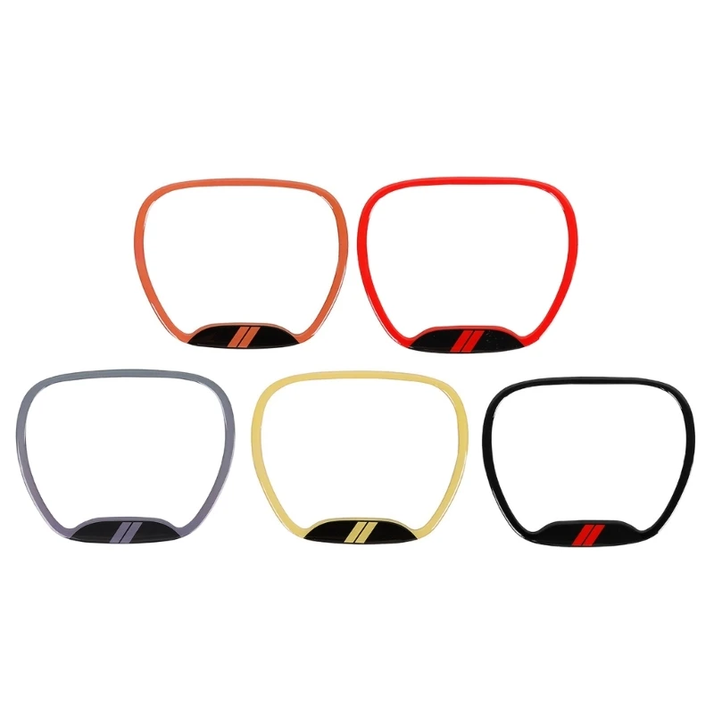 

Новинка 2023, аксессуары для интерьера, чехол с центральным кольцом на руль, наклейка с верхним слоем для зарядного устройства Challenger 2015 + Durango 2014 +