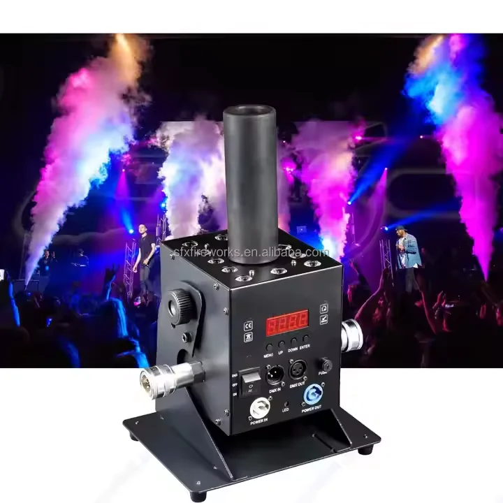 Фото DMX RGB LED CO2-пушка, машина для создания эффектов CO2, дымовая колонна для ночных клубов, вечеринок, концертов и мероприятий №5