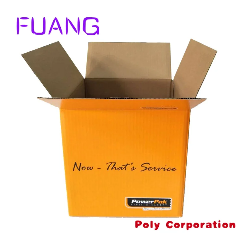 Wholesales Biodegradable cardboard packaging carton moving shipping corrugated paper boxpacking box for small business