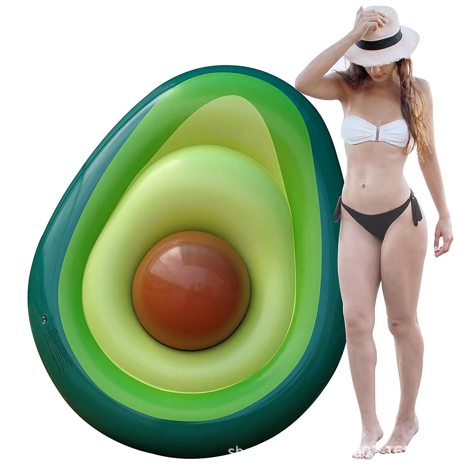 Avocado Inflatable Floating Raft Water Game Swim Ring Inflat Float Pool Inflatable Toy Adult Party inflat Raft Pool Toy Kid