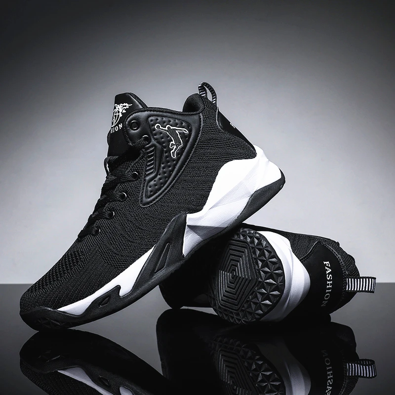 

Men Basketball Shoes Ankle Boots Breathable Man Trainers Men's Sneakers Outdoor High Top Basketbol Ayakkabi Basket Homme