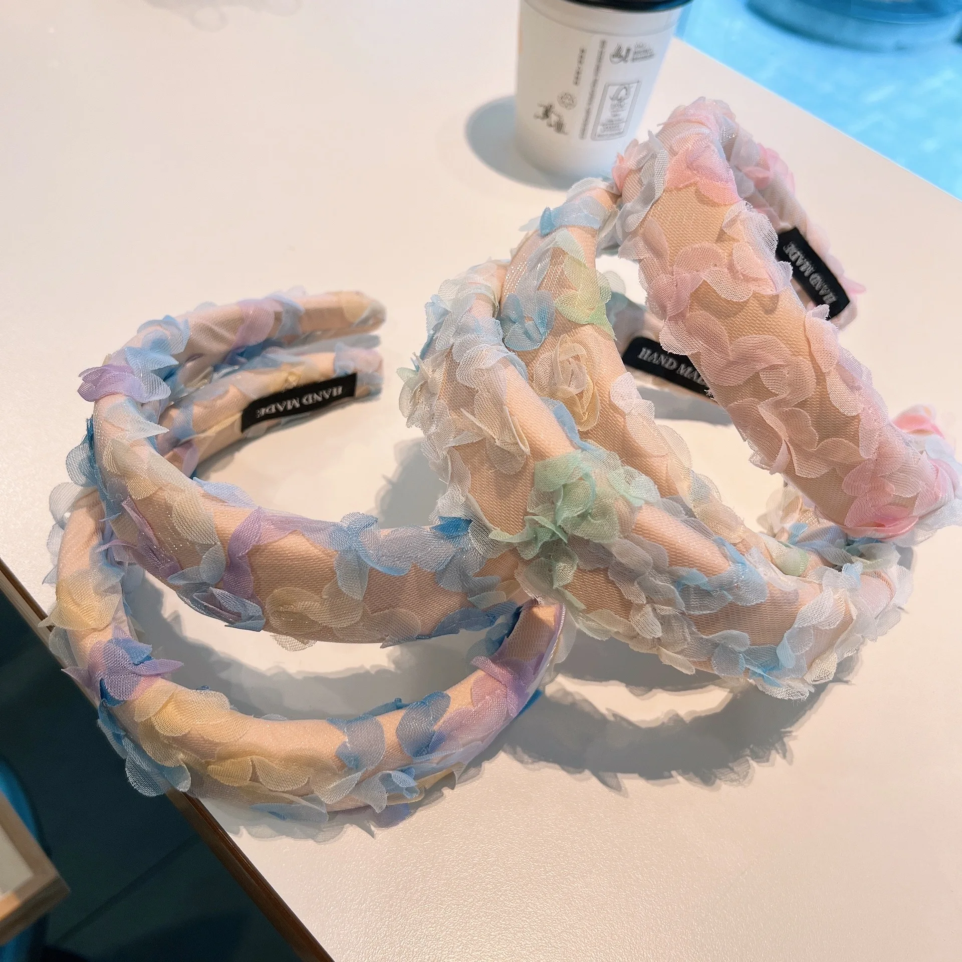 

2022 Fashion Temperament Gauze Sponge Hairband Female