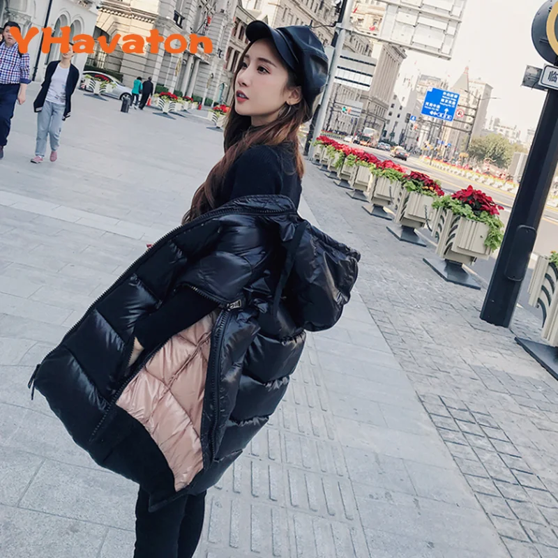 Брендовая Высококачественная женская зимняя пуховая куртка 90% Пух белой утки