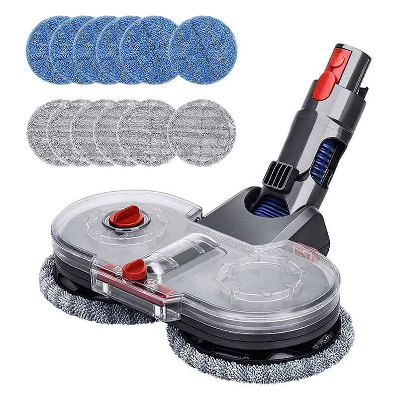 

Electric Mop Attachment for Dyson V11 V10 V7 V8 Vacuum Cleaner with Removable Water Tank, 12 Washable Mop