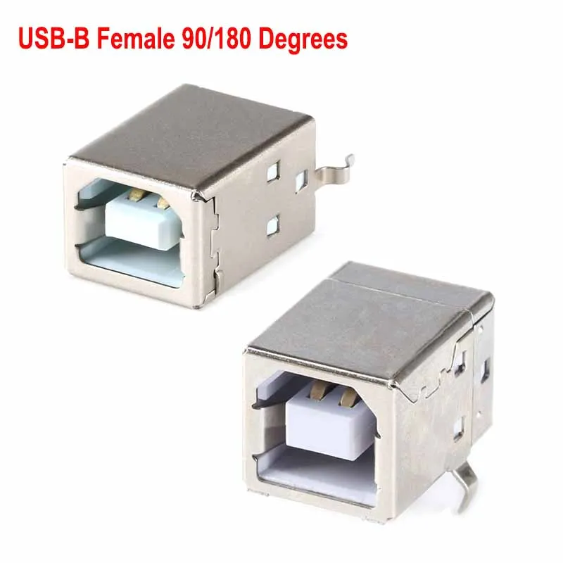 

10 шт., розетки USB 90/180 типа B, градусов