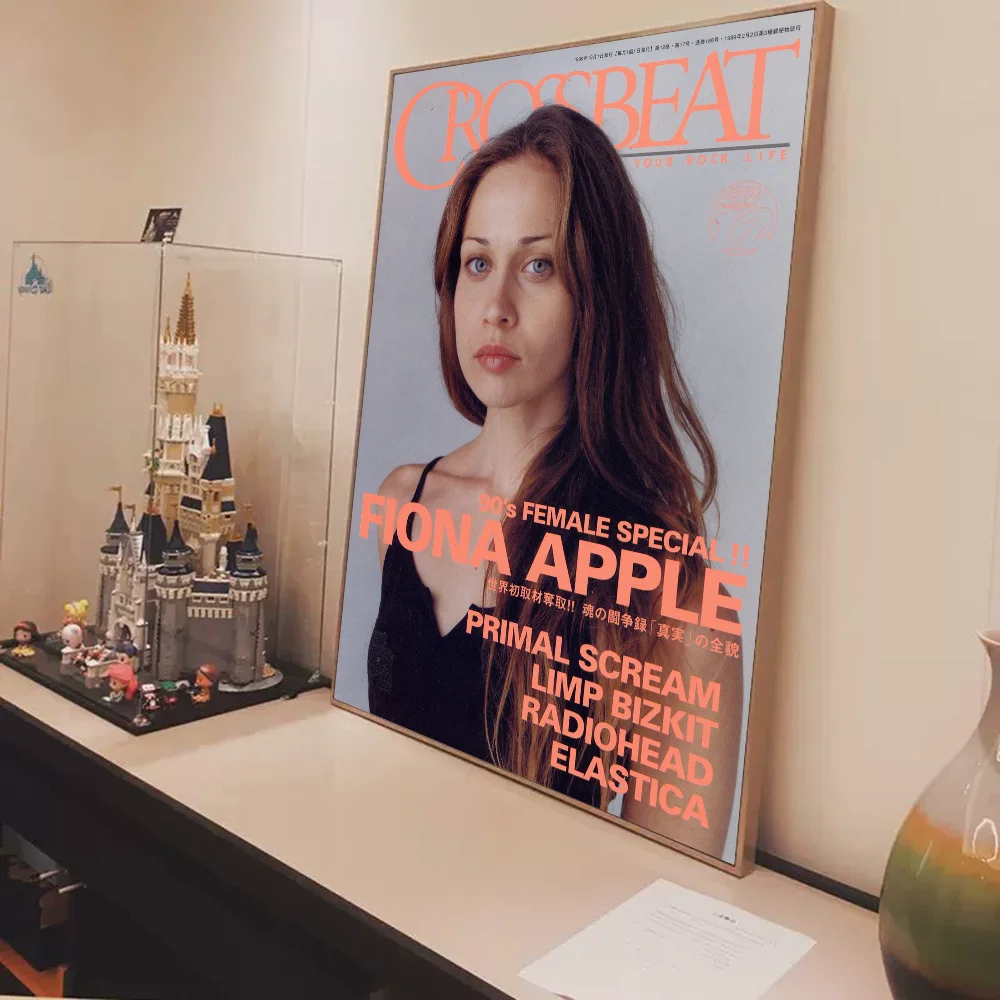 Fiona Apple Self-adhesive Art Poster Retro Kraft Paper Sticker DIY Room Bar Cafe Stickers Wall Painting