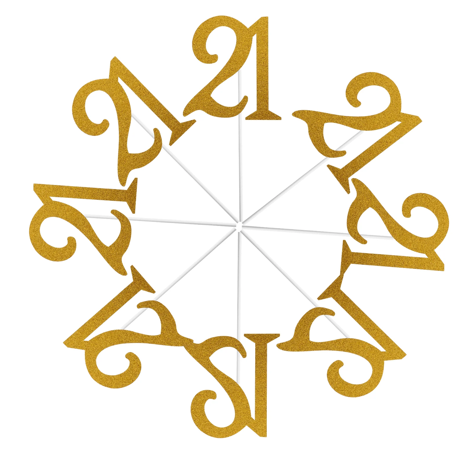 10 шт. вставка для дня рождения на 21 год красивые флажки торта изысканные