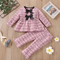 baby girls clothing sets 2pcs spring autumn toddler coats pants fashion party suits for newborn bebe infants outfits childran 2y