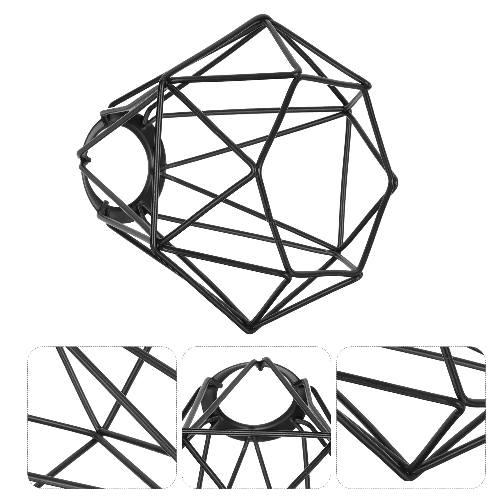 

Chandelier Light Cover Black Tinsel Decorative Lamp Shade Rattan Pendant Lights Lampshade Floor Light Cover DIY Lamp Guard