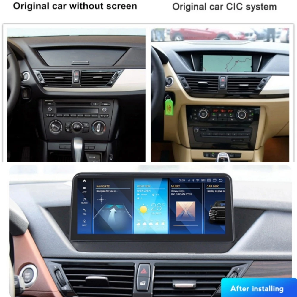 Автомобильный радиоприемник 8 ГБ + 256 Android 12 для BMW E84 2009 - 2015 Carplay автомобильный