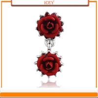 1pc rose belly ring flowers navel stud zinc alloy belly navel jewelry stainless steel belly button ring navel piercing navel bar