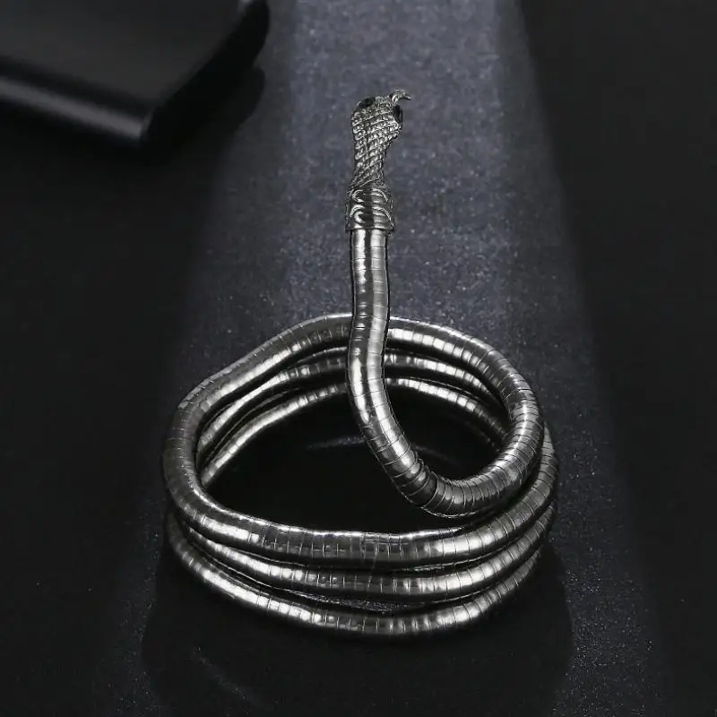 Модные готические альтернативные ювелирные изделия ожерелье в виде змеи Лидер