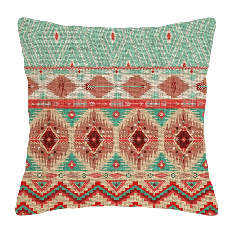 Декоративная наволочка для подушки в стиле бохо 45 х45 40 х40 см 60 х60