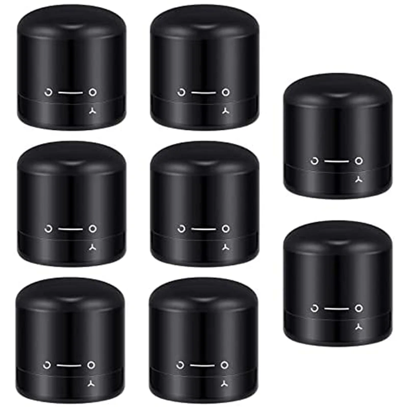 

8 Pcs Wine Bottle Stopper Reusable Wine Sealer Twist To Seal Wine Beer Champagne Compact Wine Stopper Keep Wine Fresh