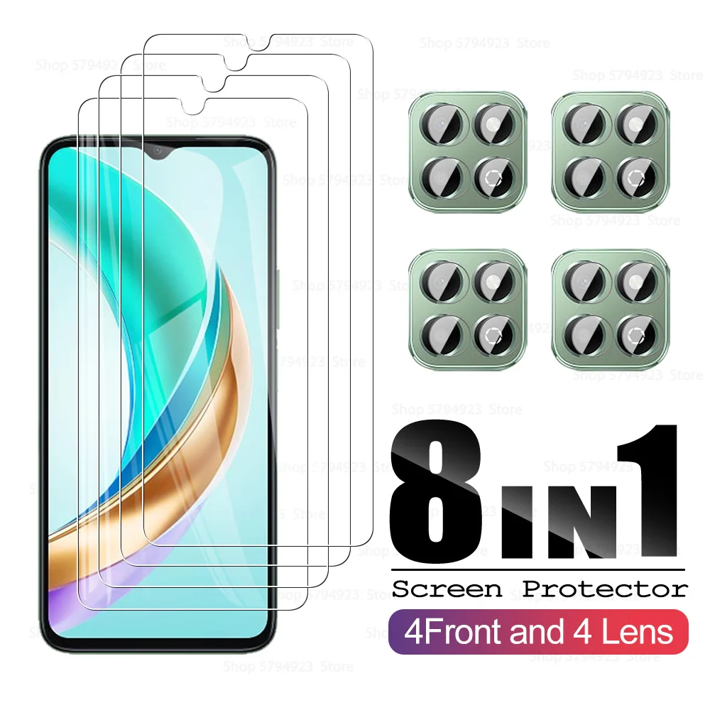 8 в 1 закаленное стекло для защиты экрана Honor X6b 4G HD пленка телефона x6 b x 6b HonorX6b 4g