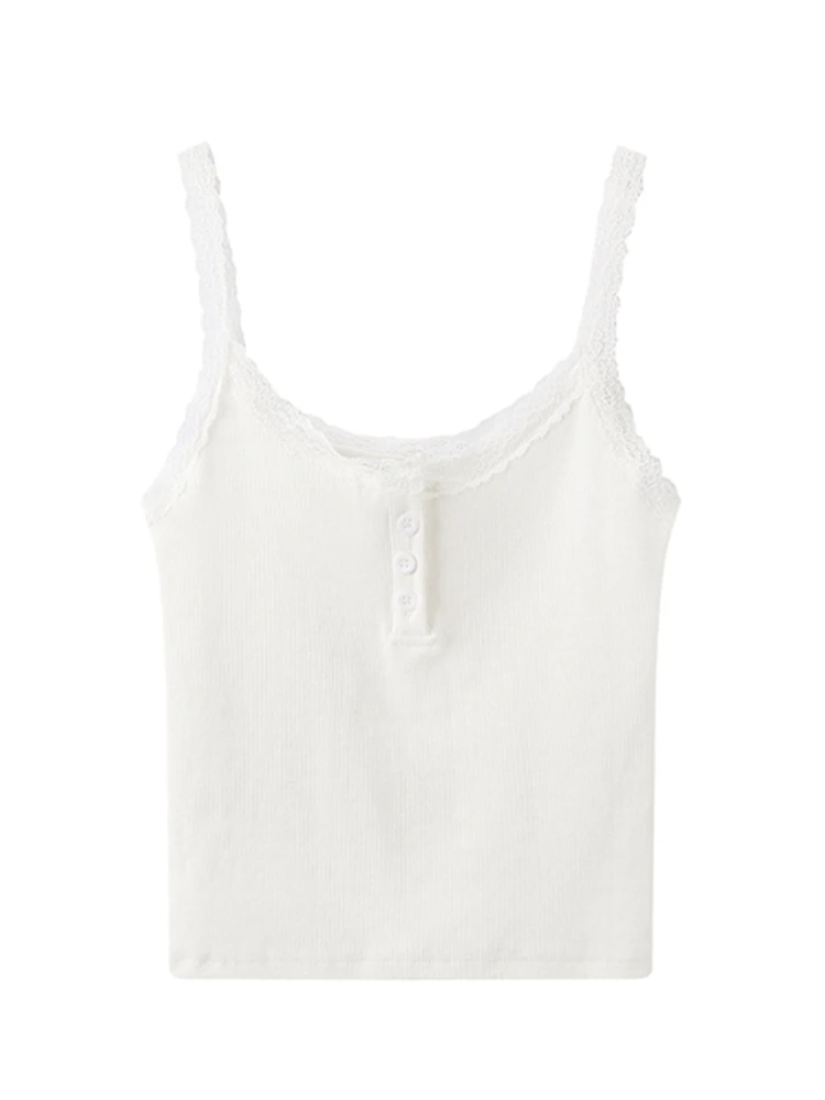 

Женский трикотажный топ на пуговицах, без рукавов