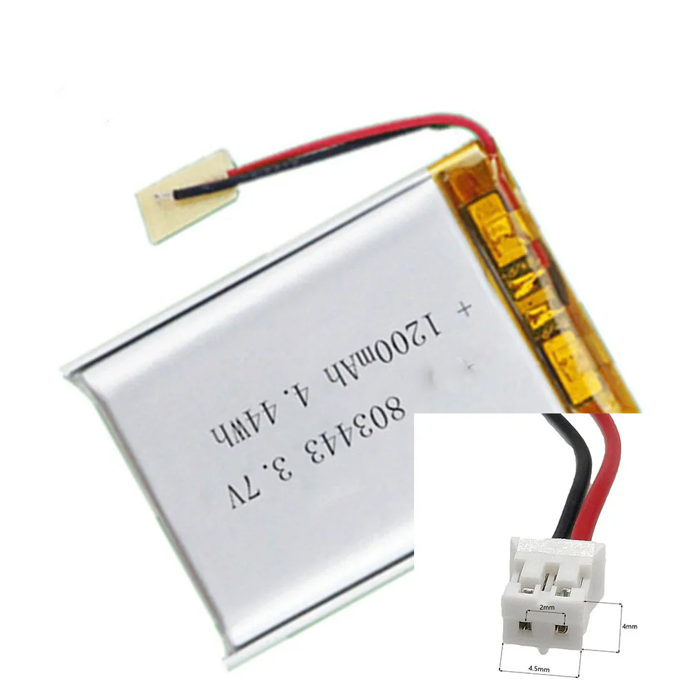 Аккумулятор Li-Pol 3.7В 1200мАч 803443