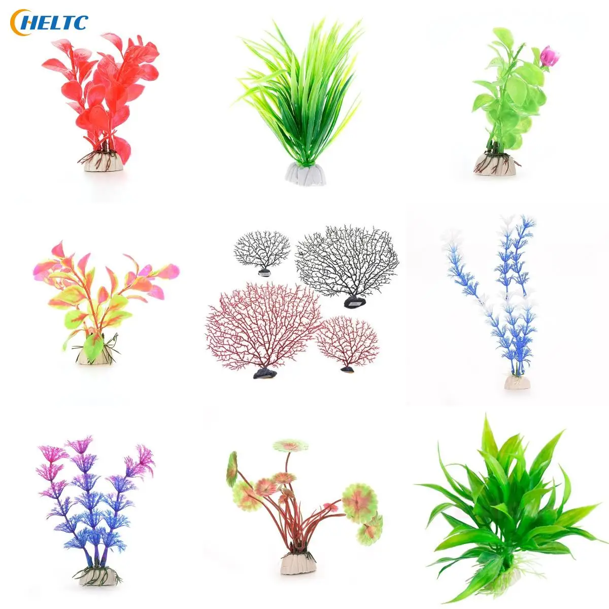 

16 видов рыболовный бак, ландшафтный декор в форме дерева, полимерное Коралловое украшение для аквариума, морское железное дерево, пластиков...