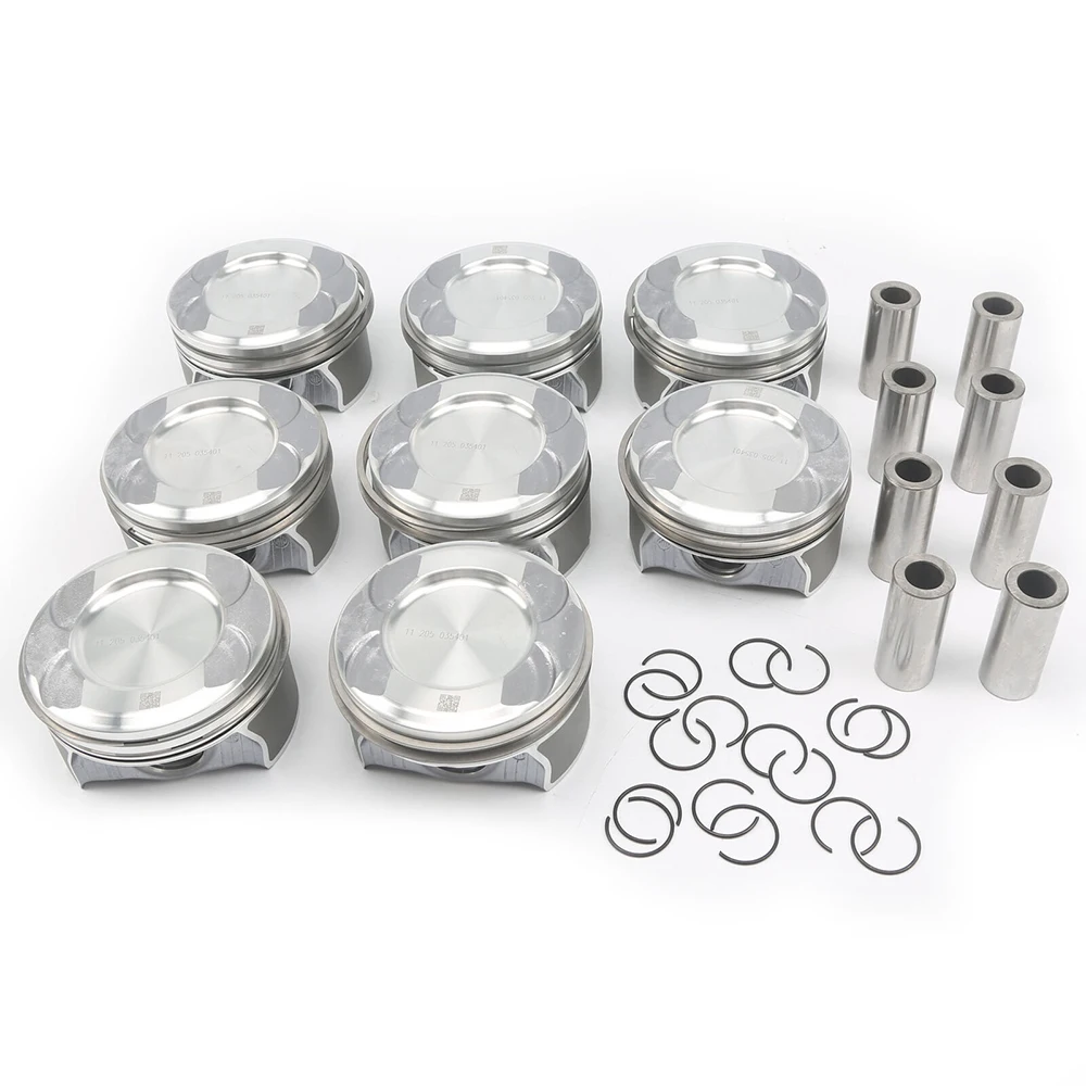 

8Pc Pistons Rings Set Φ24mm A2780302317 for 11-19 Mercedes-Benz X166 W166 W221 W222 GL500 S500 M278 GLS500 E500 ML500 4.6T 4.7T
