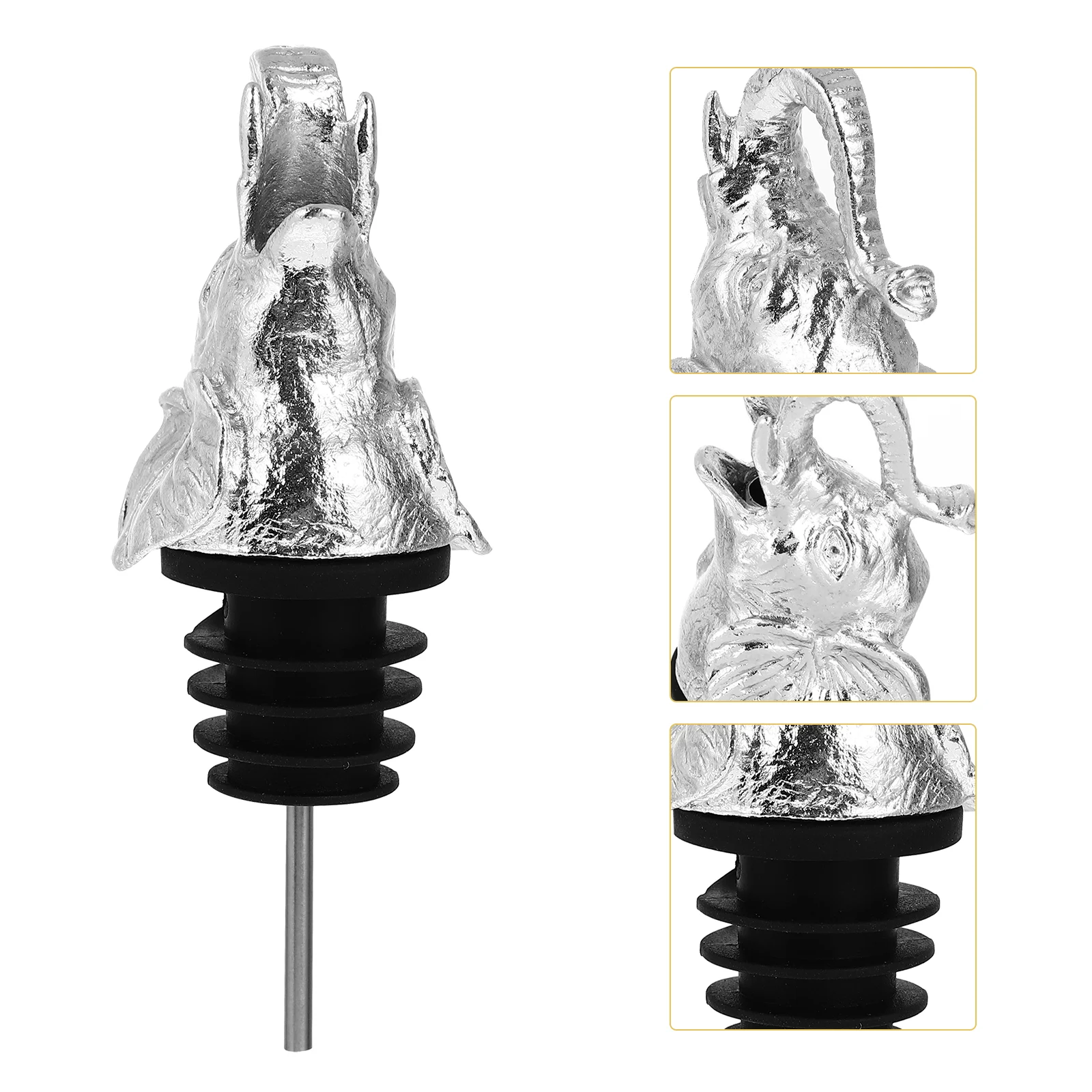

Pourer Spout Bottle Stopper Aeratordecanter Pourers Spouts Elephant Beverage Stoppers Caps Purifier Champagne Dispenser Whiskey