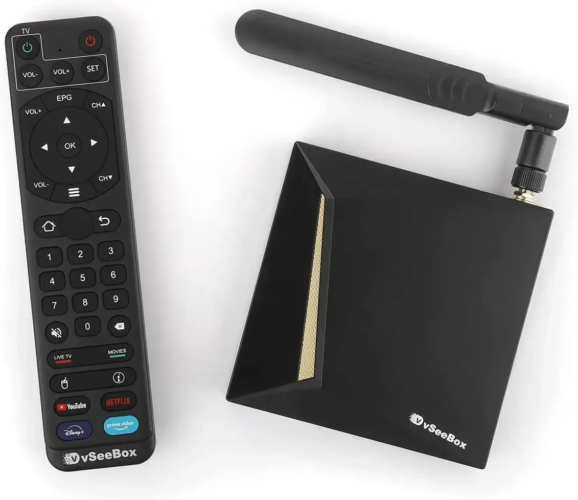 Летняя скидка 50% 2022 vSeeBox V1 Pro Android TV Box (4 ГБ ОЗУ + 32 ПЗУ)