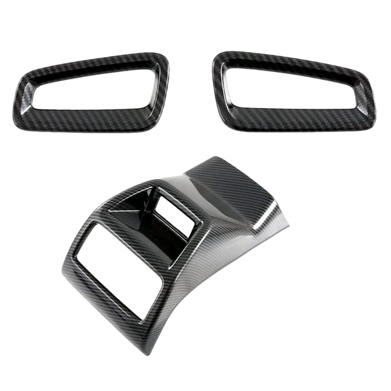 

For 11Th Gen Honda Civic 2022 Dashboard Air Outlet Vent Cover Rear Armrest Box Anti-Kick Trim Decor Sticker Accessories