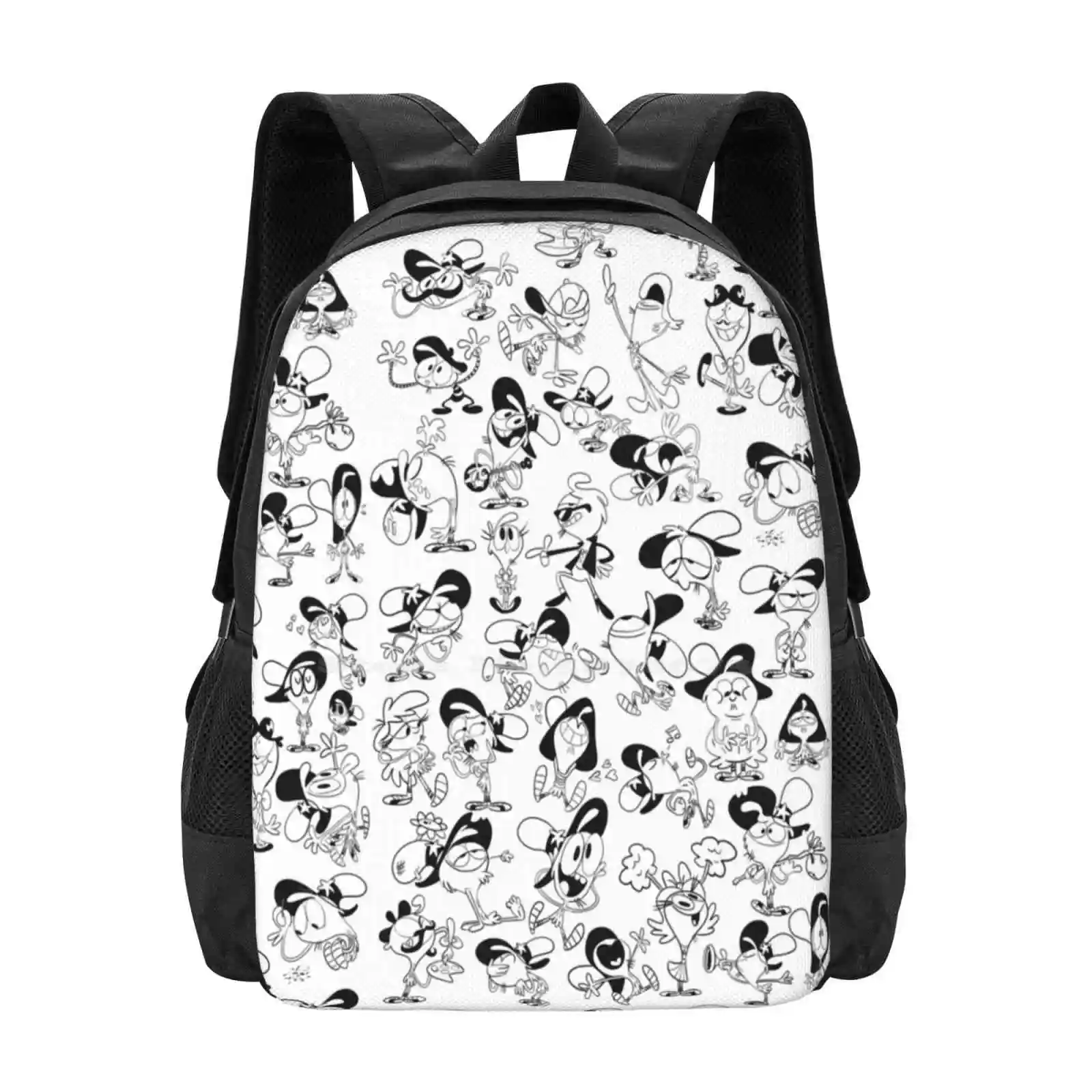 

So Many Wanders School Bag Big Capacity Backpack Laptop Wander Over Yonder