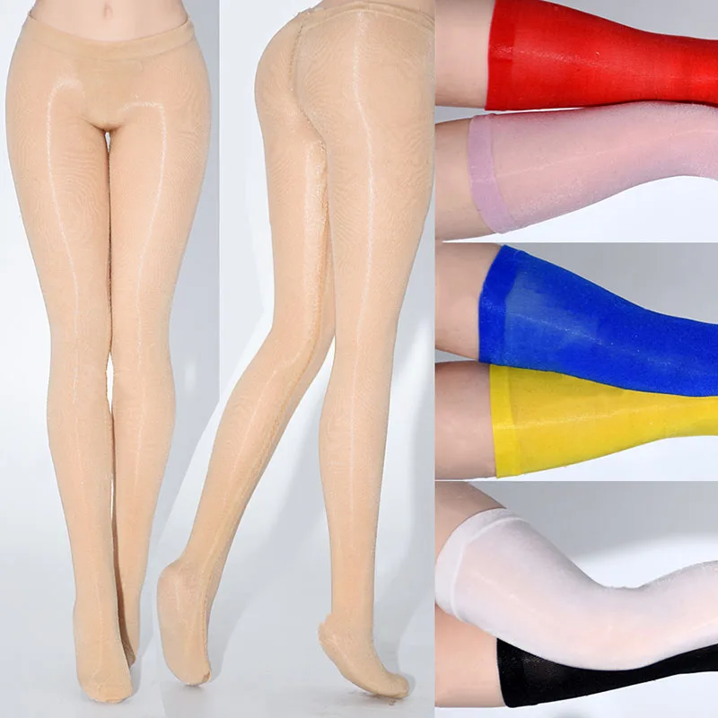 

1/6 Scale Soldier Female Sexy Tight Stretch Over Knee Sheer Socks Tall Mini Stockings Fits 12 Inches Action Figure Dolls