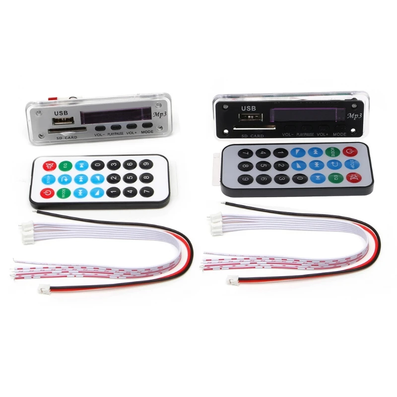 

Car Bluetooth-compatible MP3 WMA Board 12V Wireless o Module USB TF