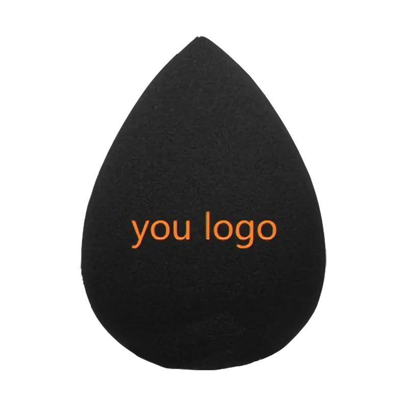 50pcs Custom Multiple Colour Logo Cosmetics Beauty Sponge Colorful via UV Print Makeup Blender