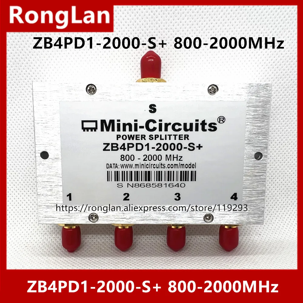

[LAN] Mini-Circuits ZB4PD1-2000-S+ 800-2000MHz a four divider SMA