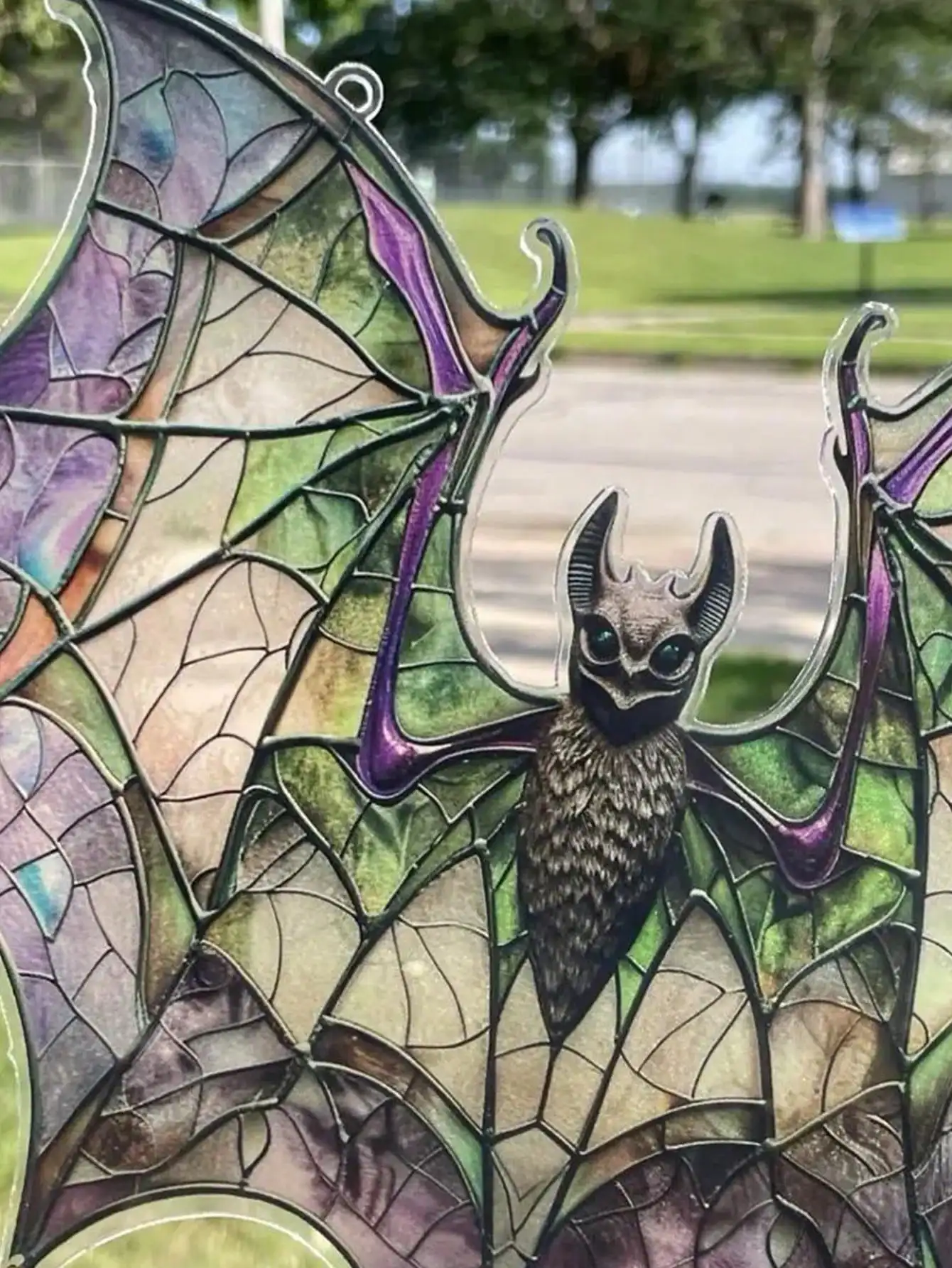 Акриловое Готическое Подвесное Украшение На Окно Летучей Мыши Из Нержавеющей