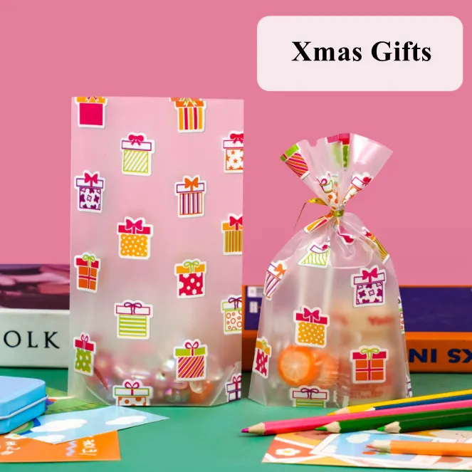 

Пластиковые подарочные пакеты leotrusting 100 шт.