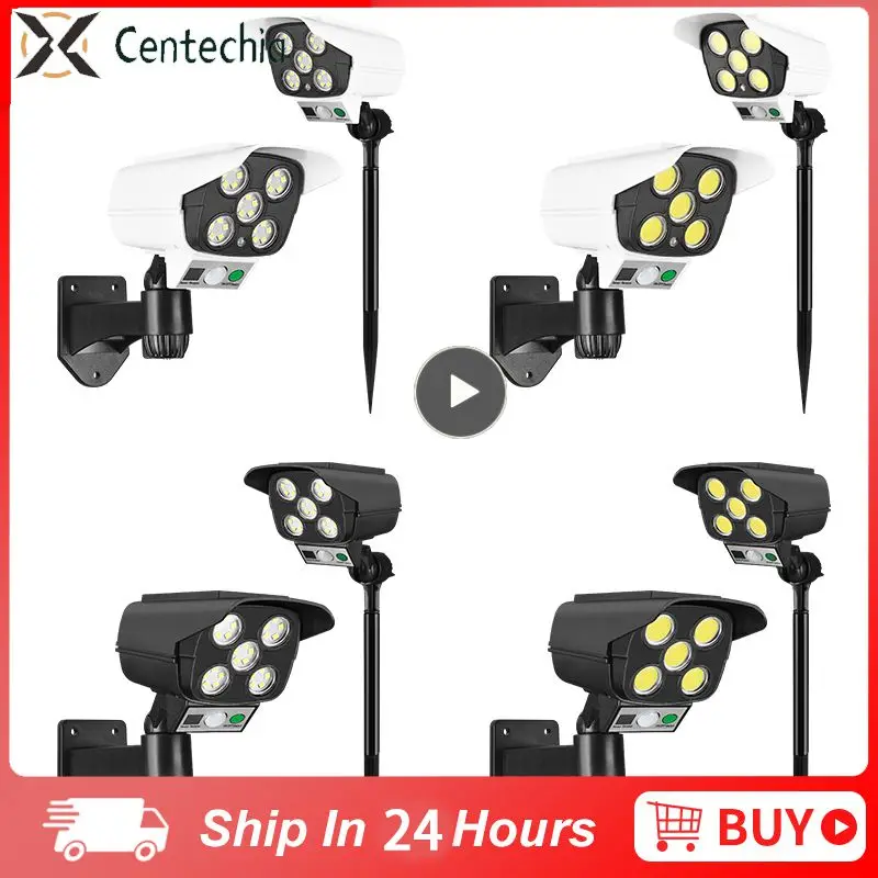 

Fake Dummy Camera Security CCTV Human Body Induction Solar Light OutdoorSMD/COB For Garden/courtyard/ Terrace