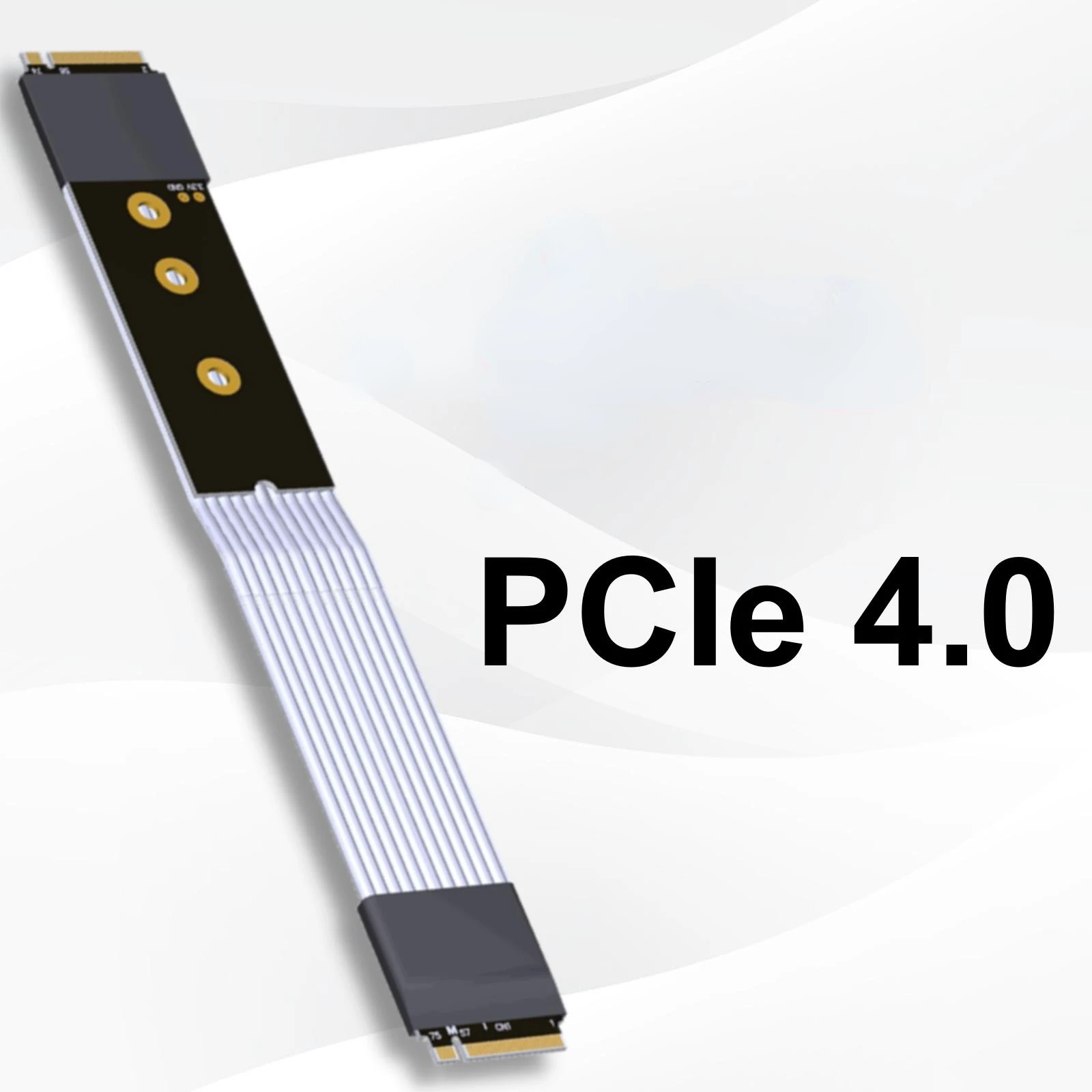 Полноскоростной Удлинительный кабель ADT M.2 NVMe x4 PCIe Gen4 с прямым переключением