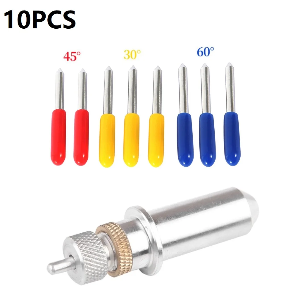 

Blades Hand Tools Practical Resistance Tungsten Steel 10pcs/set Cutting Tools Fits Most Cutting Plotter No Rust