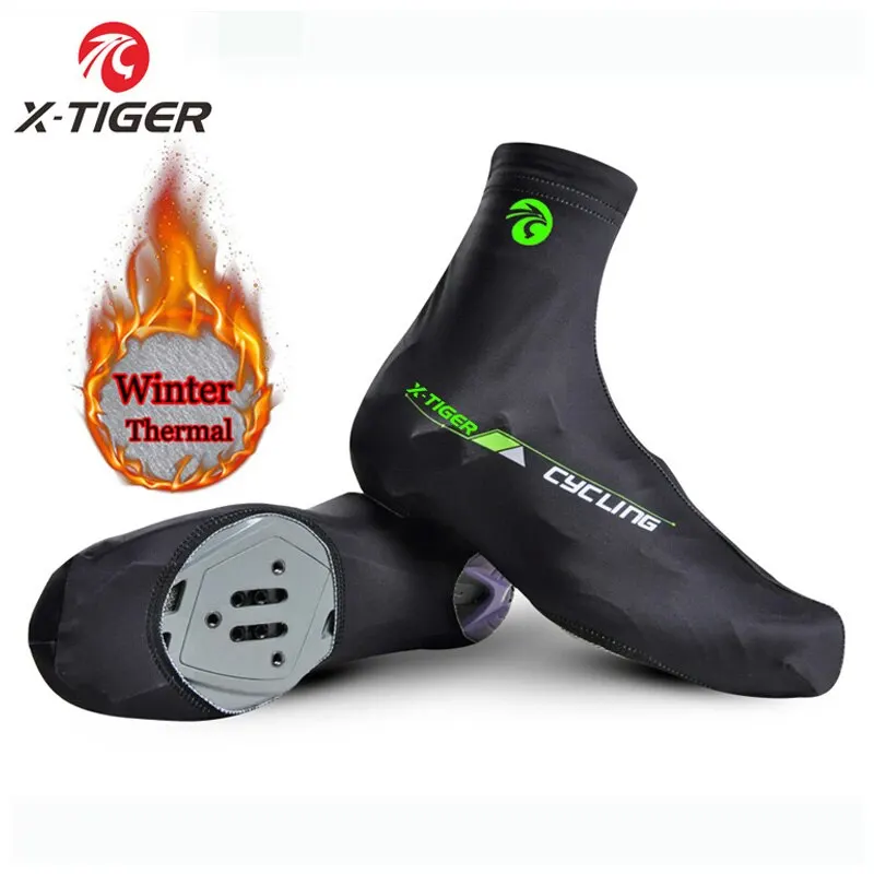 X-TIGER обувь для велоспорта Зимняя Теплая Флисовая MTB велосипедная женщин и мужчин