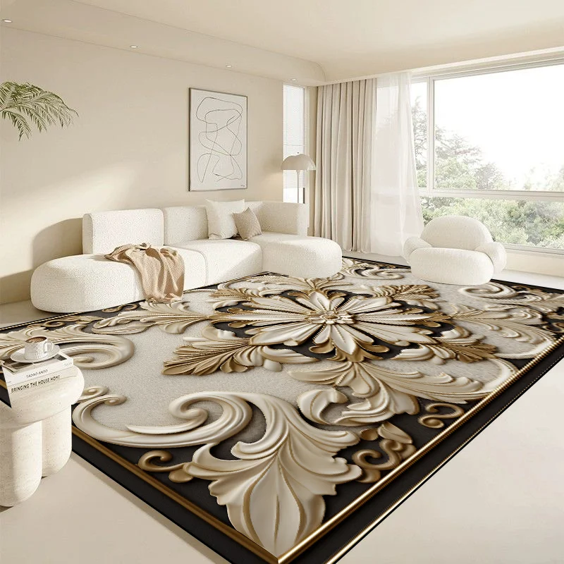 

Белый большой ковёр 200x300