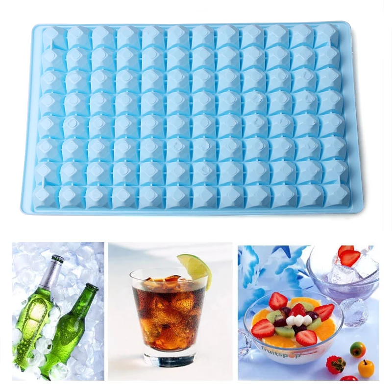 

3D 96 Grid Ice Cube Mould Silicone Chocolate Mold DIY Fondant Baking Tray Cake Decorating Tools Kitchen Accessories