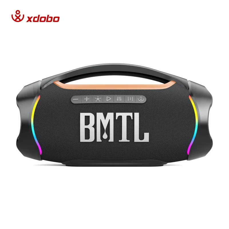 Фото Новая беспроводная колонка BMTL BOOM II 120W с мощными басами, 5,4-дюймовая портативная колонка для вечеринок, RGB-подсветка, пластиковый корпус, Bluetooth-колонка для улицы. №5