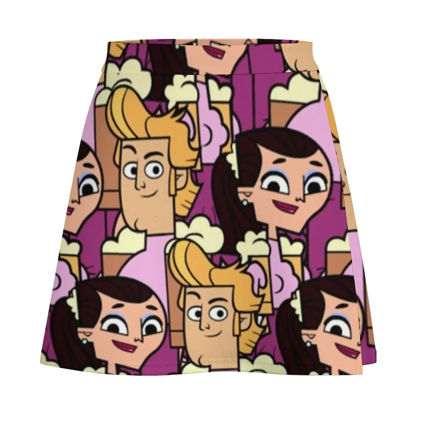 Total Drama: мини-юбка Jacques/Josee юбка в корейском стиле юбки для женщин
