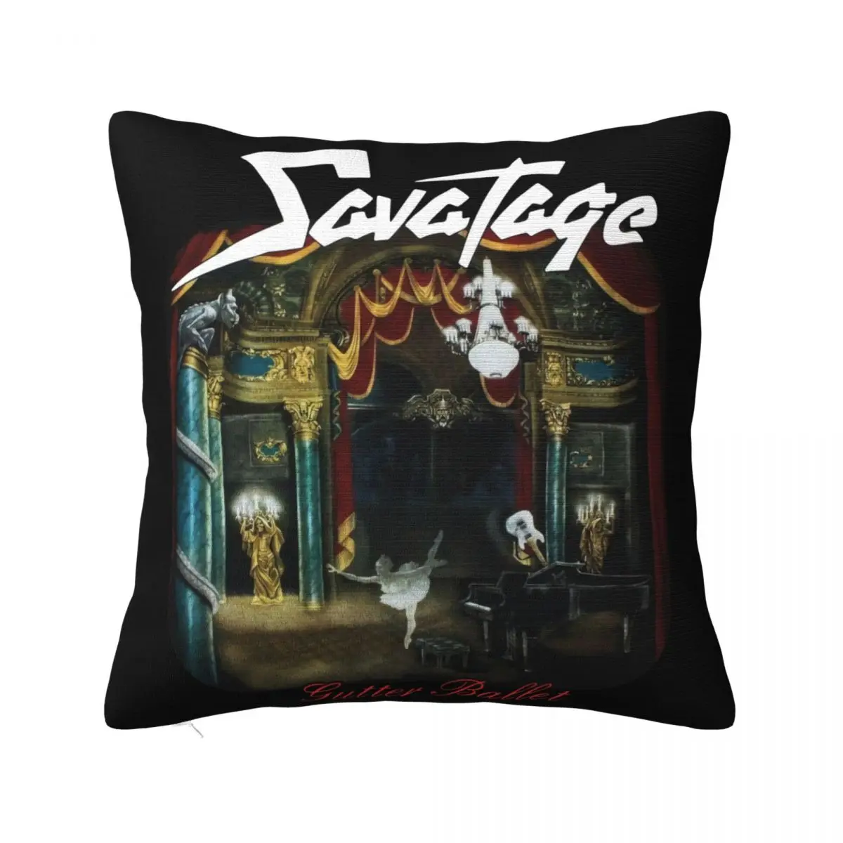 Savatage Gutter Balle Черный унисекс Jon Oliva Heavy Progressive Metal Rage Женская и мужская наволочка