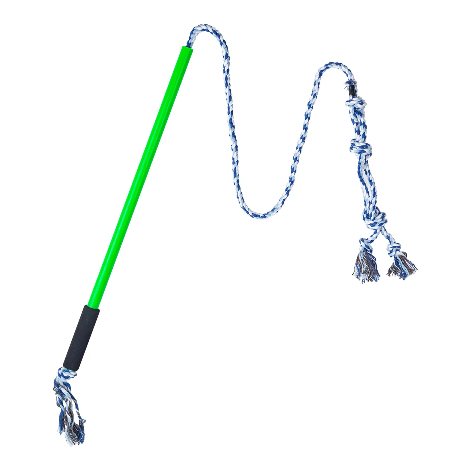 

Полюс для флирта для собак, выдвижная палочка для домашних питомцев, развлекательные игрушки с веревкой и нескользящей ручкой, палочка для ...