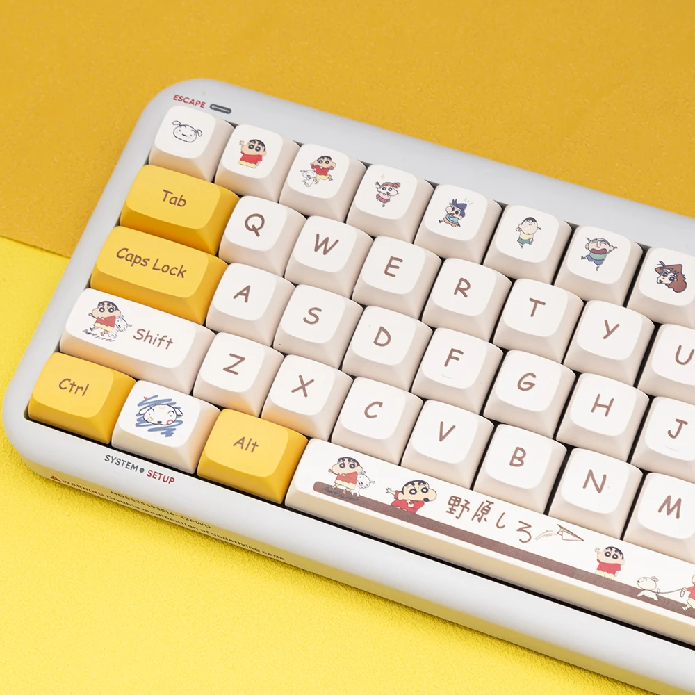 

KBDiy 141 клавиш/комплект XDA колпачки для ключей PBT Япония мультфильм сделай сам милый персонализированный аниме колпачок для механической игро...