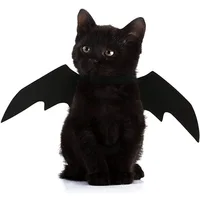Pet Dog Cat Bat Wing Cosplay Prop Halloween Bat Fancy Dress Costume Outfit Wings Cat Costumes Photo Props Headwear