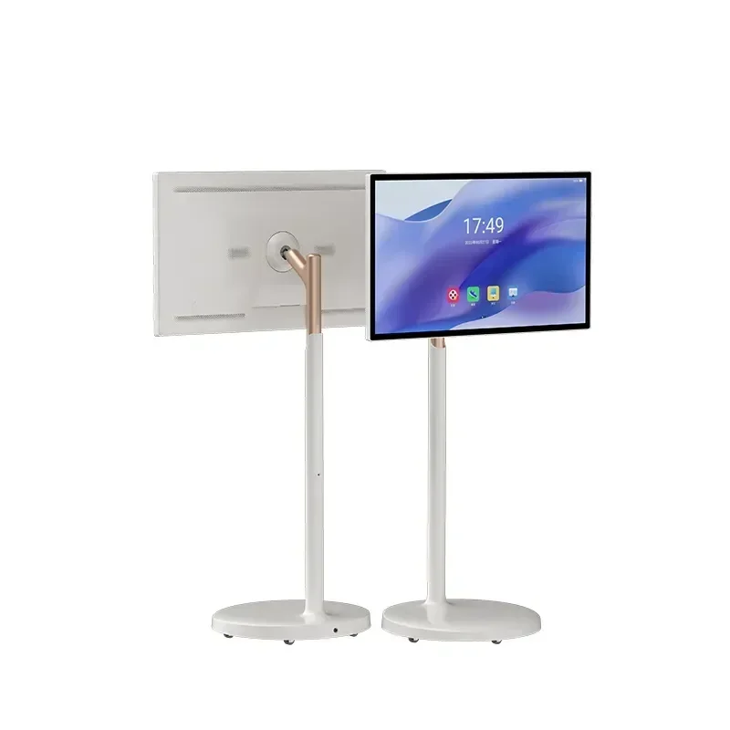 

27 inch Floor standing 4k Interactive Touch Screen Whiteboard Smart TV portable digital signage