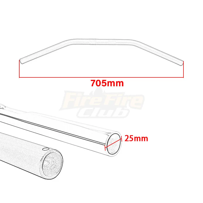 Руль для мотоцикла Harley Sportster 1200 883 1 дюйм 25 мм |