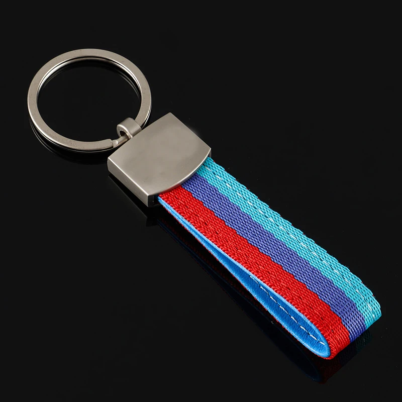 

3D Metal Car Styling Emblem Keychain Webbing Key Chain Rings For bmw M X1 X3 X4 X5 X6 X7 e46 e90 f20 e60 e39 auto Accessories