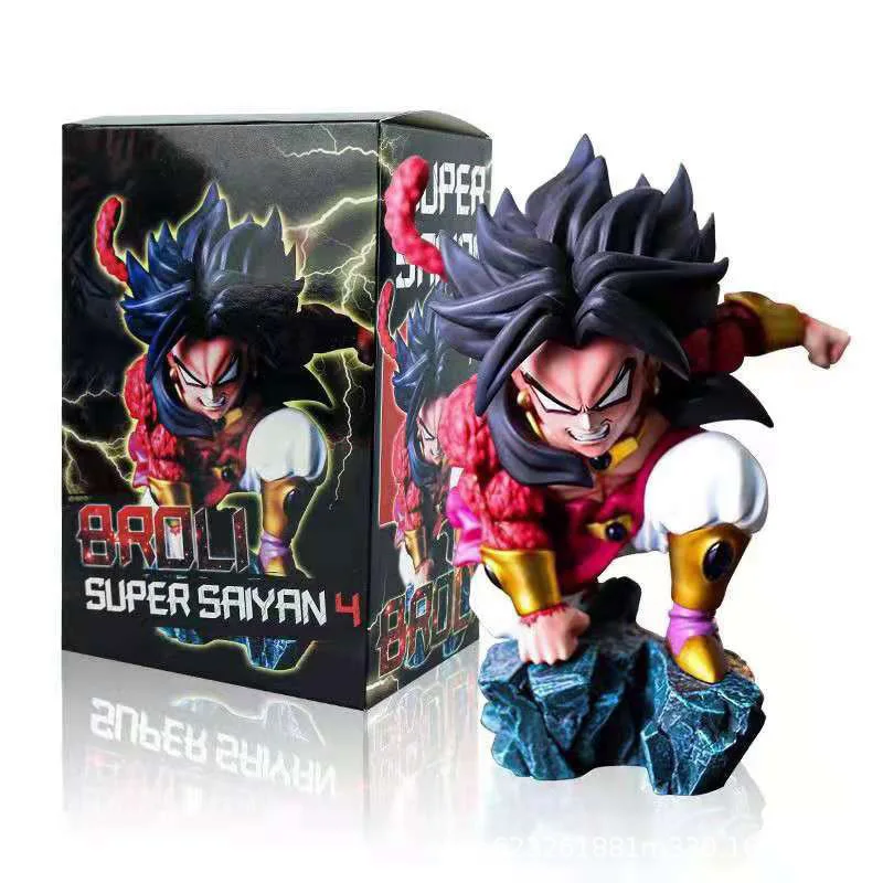 

Dragon Ball Anime Figure Super Four Brolli Squat Super Saiyan Broli Great Ape 14cm Gk Model Statue Ornaments Figurine Toy Gifts