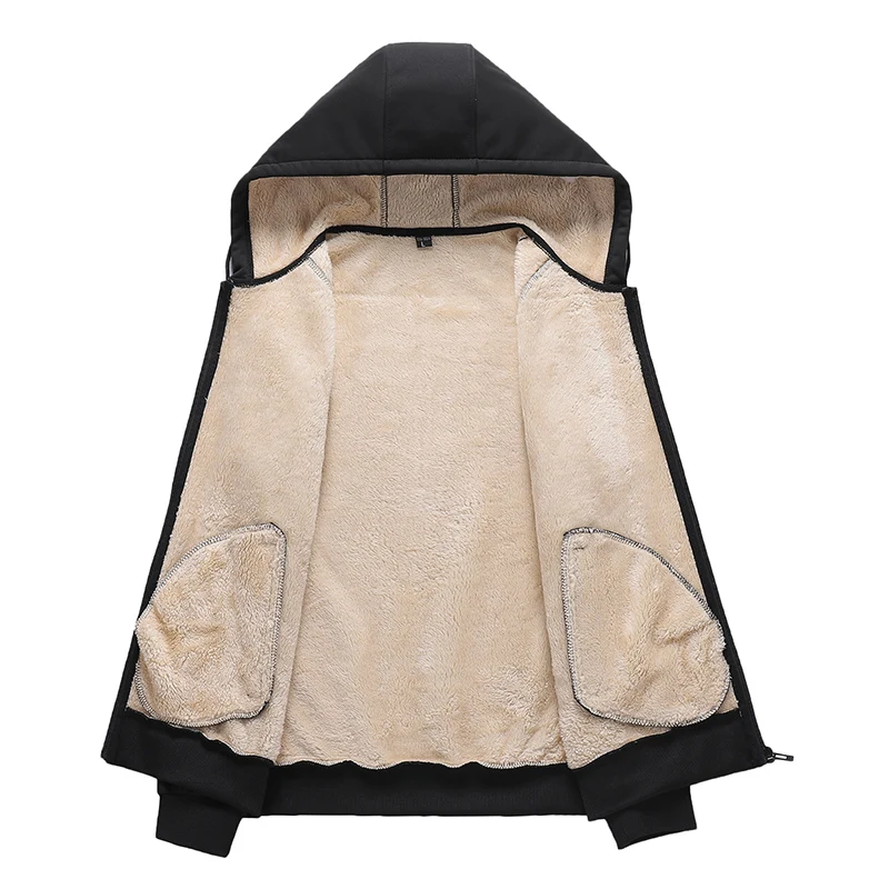 Мужской кашемировый спортивный костюм повседневный теплый из двух предметов